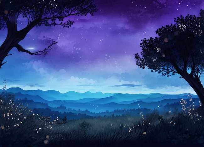 儿童故事夜晚的颜色、夜晚的颜色是什么颜色