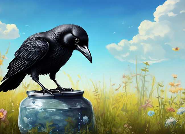 乌鸦喝水儿童故事文字版;乌鸦喝水的故事幼儿版 乌鸦喝水儿童故事文字版;乌鸦喝水的故事幼儿版