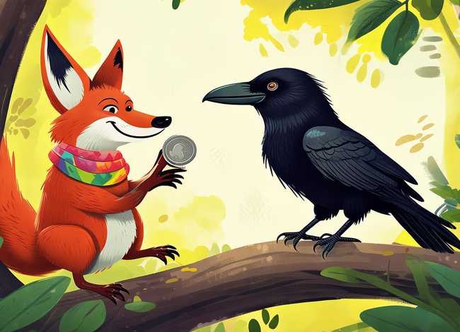 儿童英语绘本故事狐狸交朋友；英语绘本故事狐狸与乌鸦