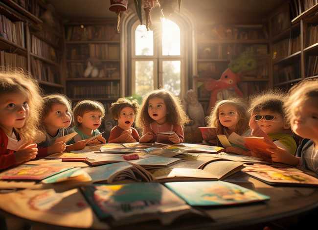儿童故事图书馆、关于图书馆的幼儿故事