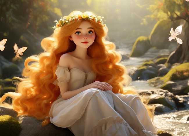 金发公主儿童故事 - 很好听的公主故事金发妹