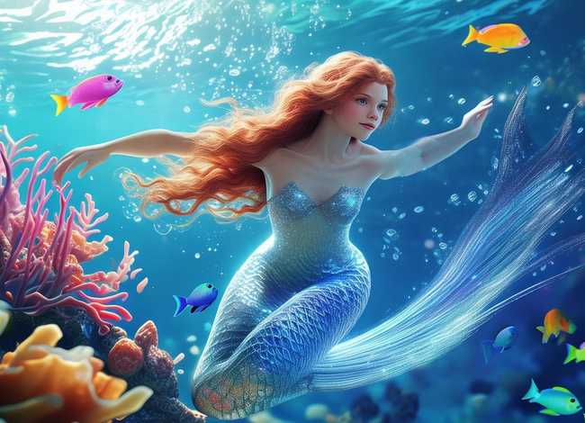 儿童故事美人鱼的故事完整版、美人鱼的故事幼儿故事