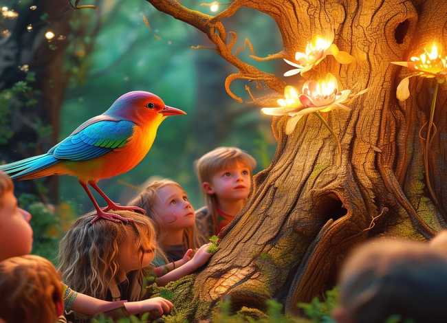 儿童故事鸟树赏析 鉴赏幼儿故事鸟树