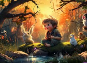 儿童画故事300字左右 - 童话故事300字左右