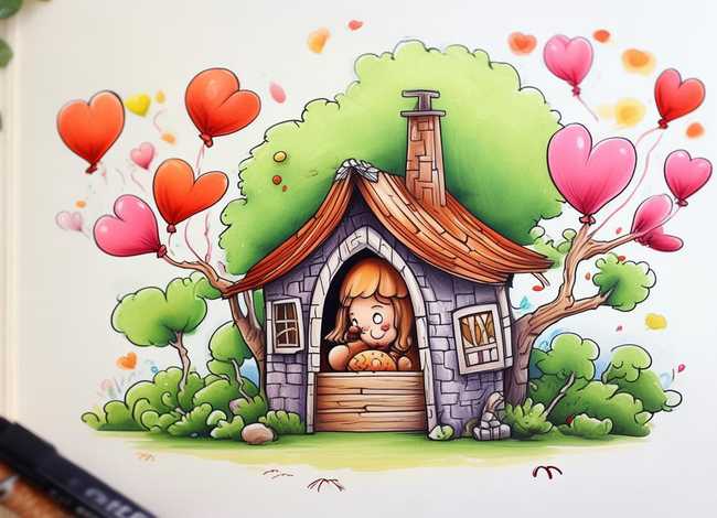 故事书简笔画简单又漂亮（故事书简笔画简单又漂亮图片）