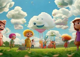 奇怪的云幼儿故事；幼儿园中班故事奇怪的云