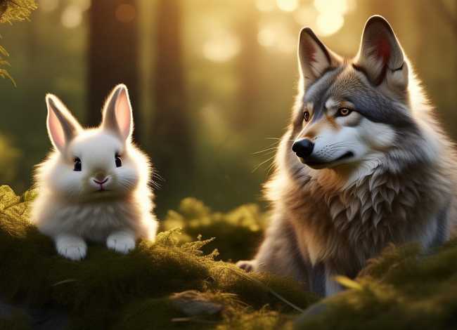 睡前大灰狼小白兔的故事 - 小白兔大灰狼的故事 睡前故事 睡前大灰狼小白兔的故事 - 小白兔大灰狼的故事 睡前故事