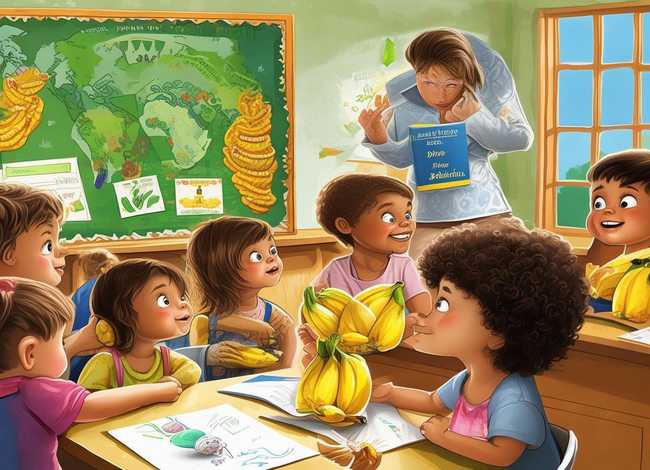 香蕉的故事儿童；香蕉的故事教案