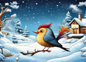 幼儿故事《寒号鸟》；幼儿故事《寒号鸟》绘本