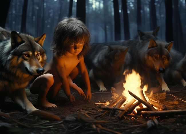儿童故事狼孩、狼孩的故事音频