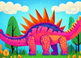 剑龙简笔画大全儿童画 剑龙简笔画大全儿童画图片