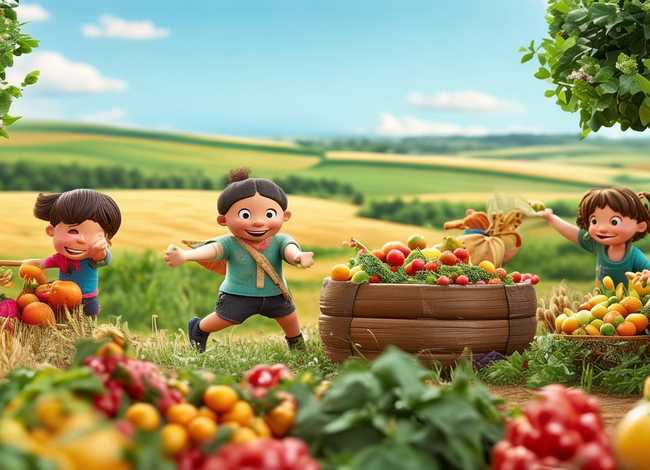 儿童故事丰收的过程；丰收的故事幼儿园
