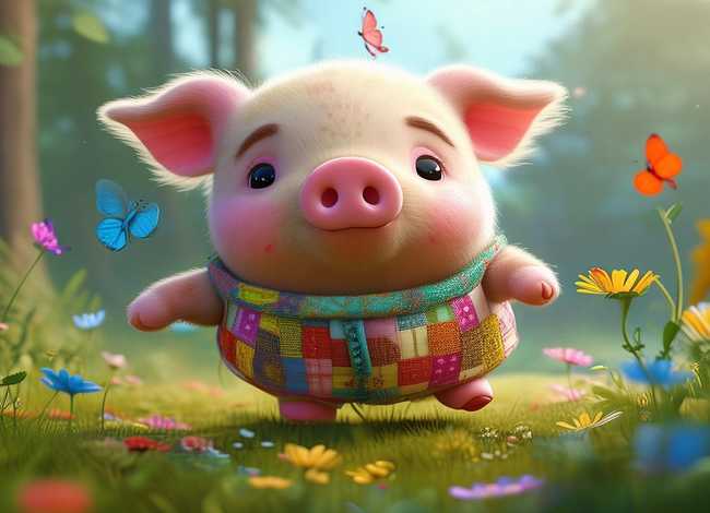 儿童故事小猪尖尖嘴 小猪的可爱故事