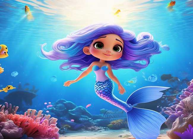 儿童美人鱼故事动画片；播放儿童美人鱼动画片