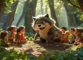 儿童简短故事狼的故事、关于狼的幼儿故事