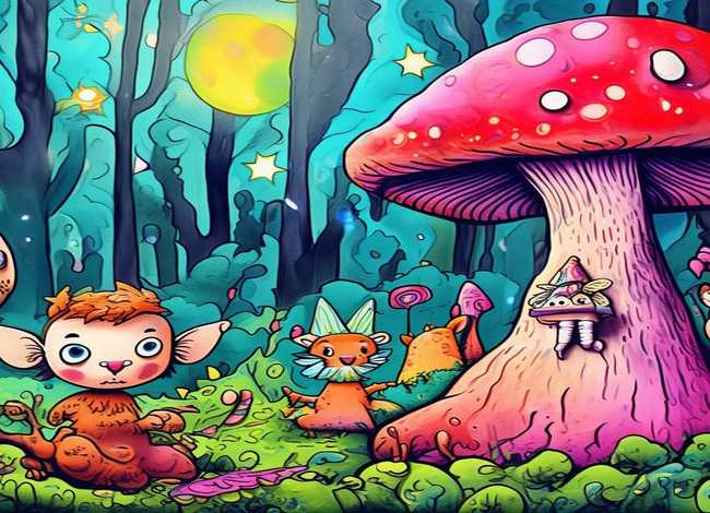 儿童画马克笔寓言故事 马克笔创意儿童画插画 儿童画马克笔寓言故事 马克笔创意儿童画插画