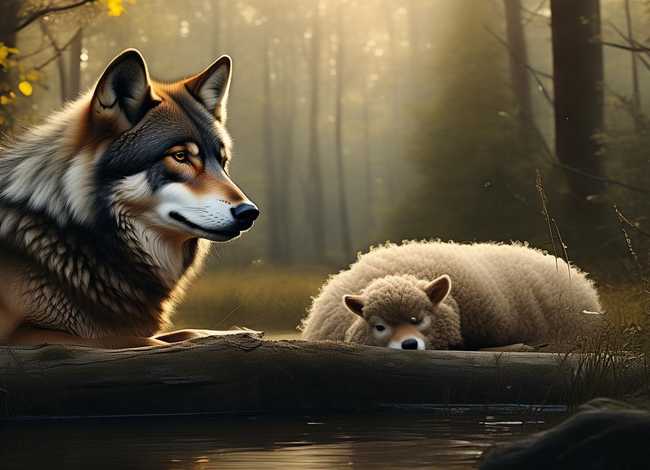 睡前故事大全在线听之《小羊和狼》;故事大全 睡前故事狼和小羊视频 睡前故事大全在线听之《小羊和狼》;故事大全 睡前故事狼和小羊视频