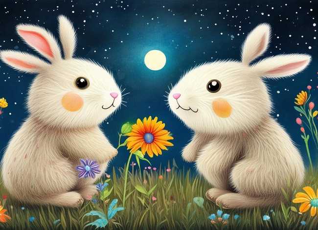 儿童手绘故事兔子的友谊（兔子的友谊这个故事告诉我们）