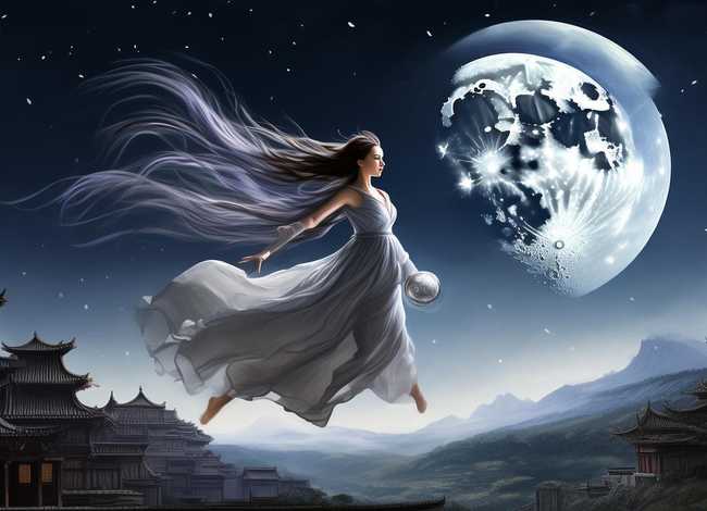 嫦娥如何奔月儿童故事、神话故事嫦娥是如何奔月的