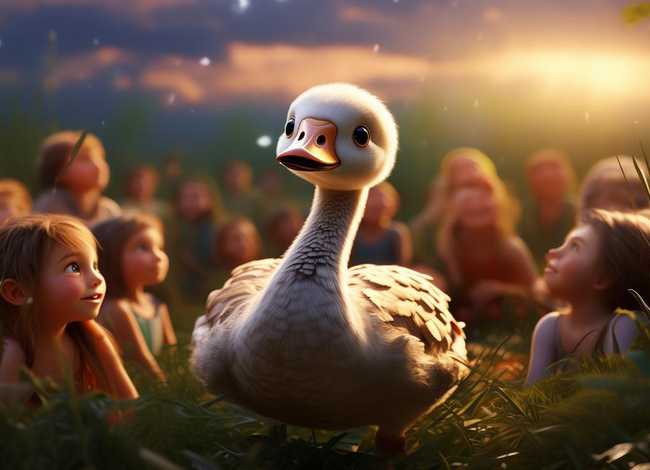 儿童小故事睡前故事3-6岁丑小鸭；3至6岁简短小故事丑小鸭