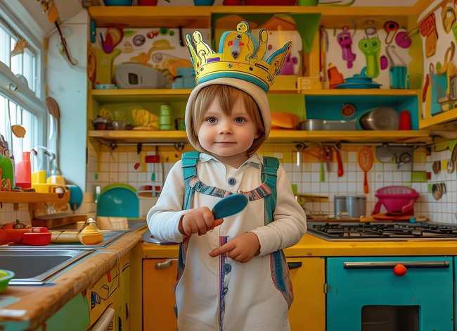 完整儿童厨房里的国王，厨房里的国王幼儿故事