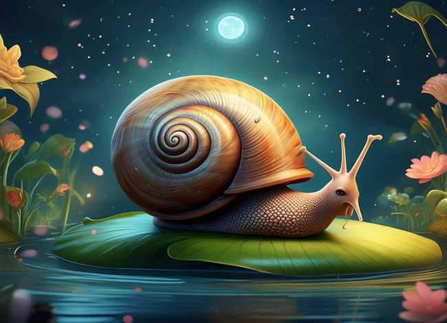 儿童睡前故事蜗牛的故事 - 蜗牛的睡前小故事