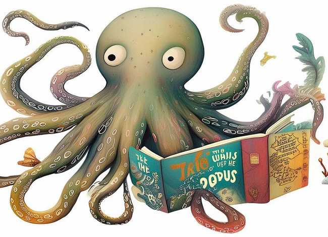 八爪鱼的笑话故事，八爪鱼的故事书籍