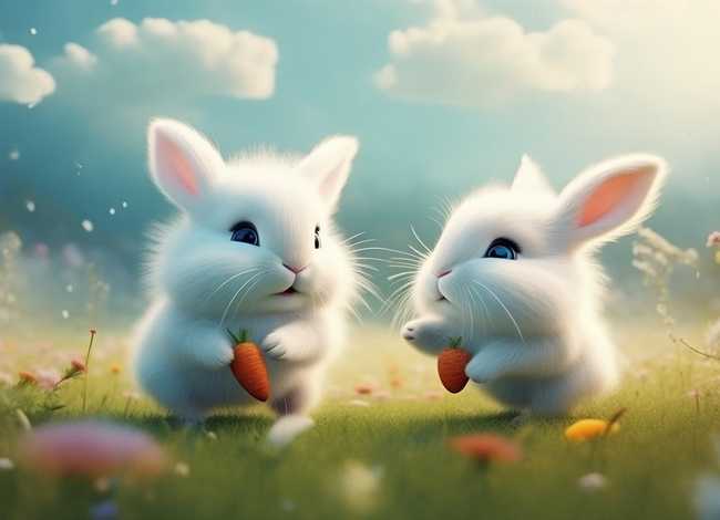 儿童故事两只小白兔 - 两只小白兔故事作文 儿童故事两只小白兔 - 两只小白兔故事作文