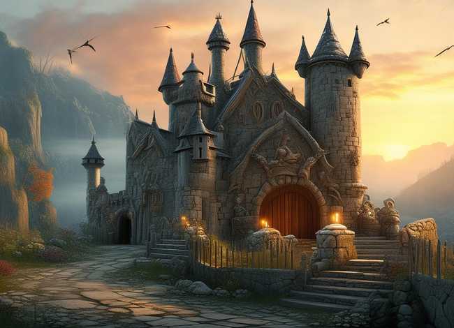 城堡小故事，主题是城堡的小故事