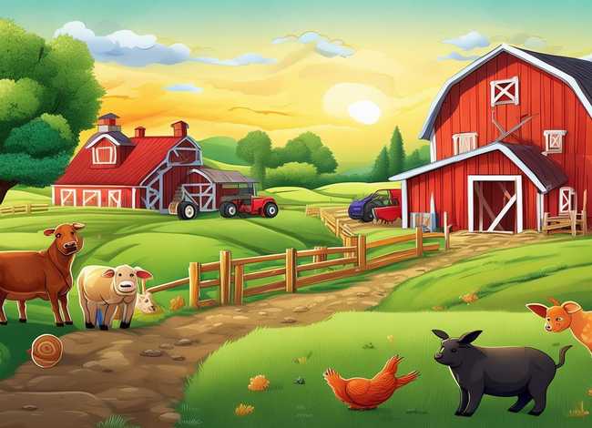关于农场的绘本（关于农场的绘本图片）