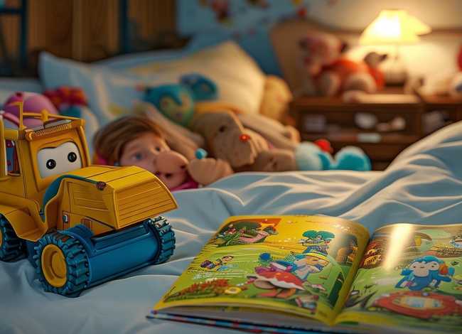 儿童睡前挖掘机故事、挖掘机睡前故事文字版长篇