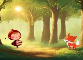 幼儿童话故事小红帽，幼儿故事,小红帽