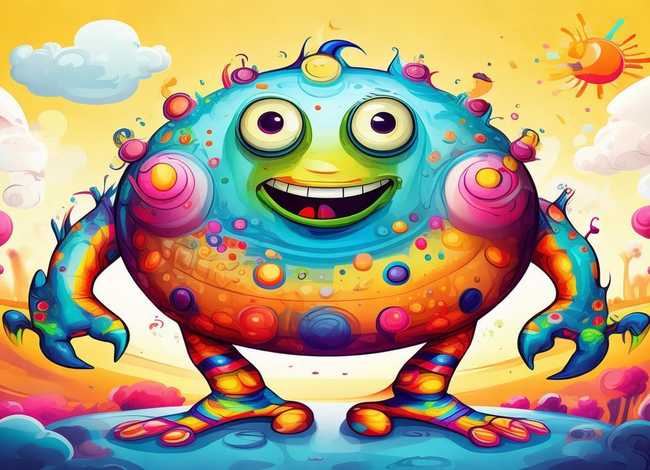 怪兽儿童画 怪兽儿童画画大全图片