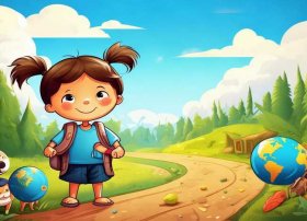 儿童旅行简笔画，儿童旅行简笔画图片