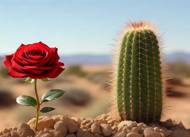 玫瑰花与仙人掌的故事;玫瑰花与仙人掌的故事简介 玫瑰花与仙人掌的故事;玫瑰花与仙人掌的故事简介