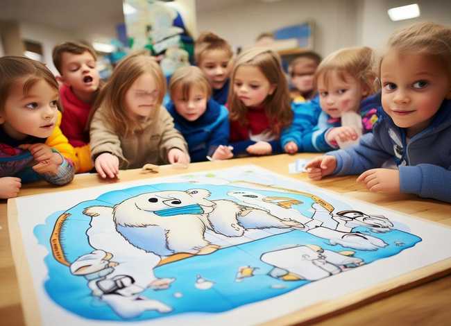 儿童科普故事北极熊 - 北极熊的小故事幼儿园