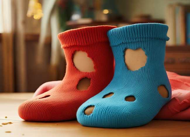 绘本破洞的袜子;绘本破洞的袜子告诉我们一个什么道理 绘本破洞的袜子;绘本破洞的袜子告诉我们一个什么道理