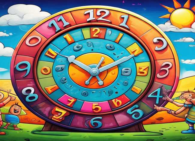 钟表儿童画、钟表 儿童画