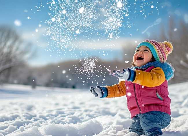 儿童雪花图片作品；儿童雪花图片作品怎么画