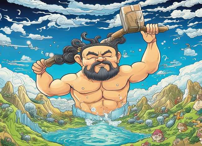 儿童故事盘古开天地的神话故事 - 盘古开天地的神话故事绘本