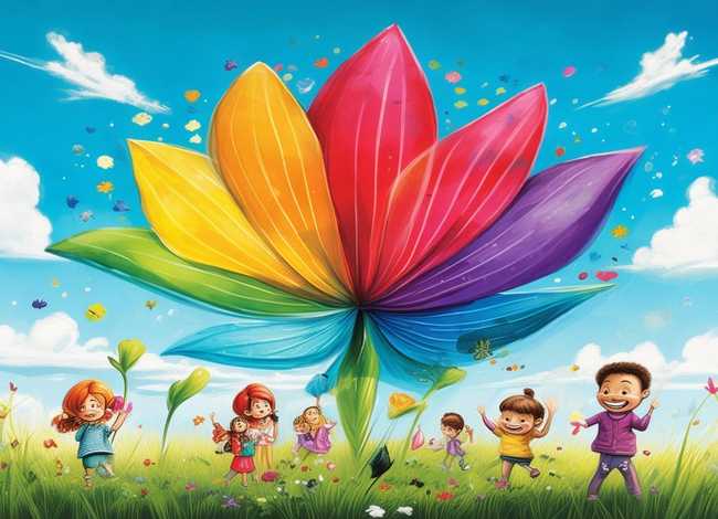 儿童故事七色花3-6岁完整版；幼儿故事七色花绘本