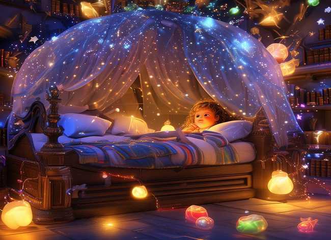 儿童神奇魔法故事 神奇魔法床绘本故事