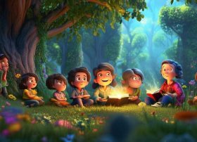 儿童对童话故事感兴趣，童话故事对幼儿的积极影响