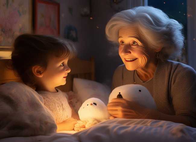 儿童睡前故事外婆和馍馍 外婆的睡前故事