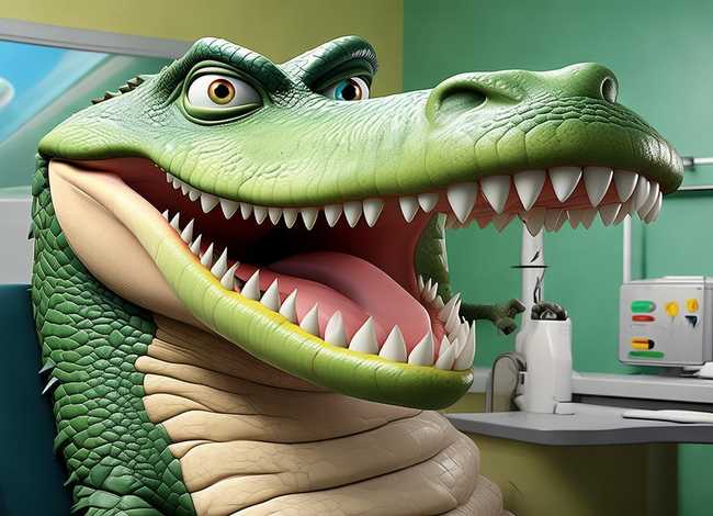 鳄鱼拔牙绘本图片 鳄鱼拔牙绘本图片简单