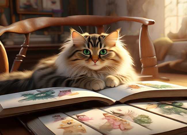 关于猫咪的故事、关于猫咪的故事英文