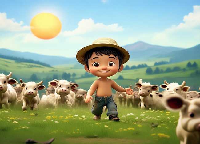 幼儿故事王二小放牛的故事文字，幼儿故事王二小放牛的故事文字图片