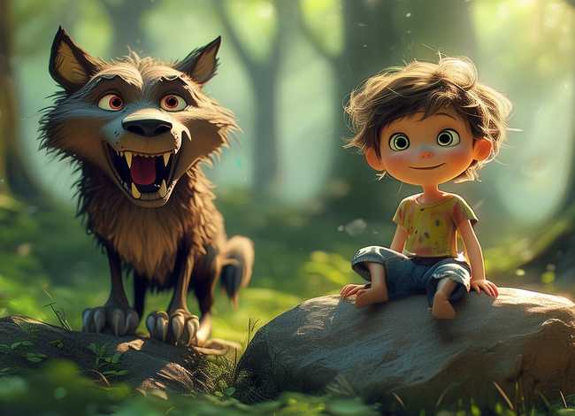 儿童大灰狼故事3-6岁；小儿故事大灰狼的故事