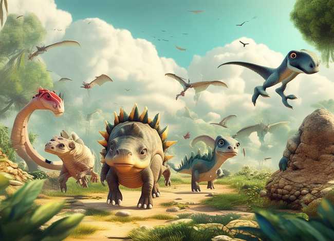 恐龙大冒险儿童故事 恐龙大冒险的故事在线音频
