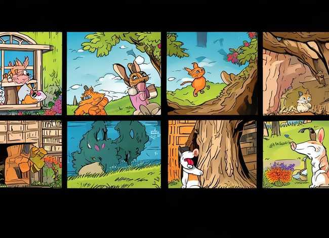 四格连环画小故事；四格连环画小故事大全